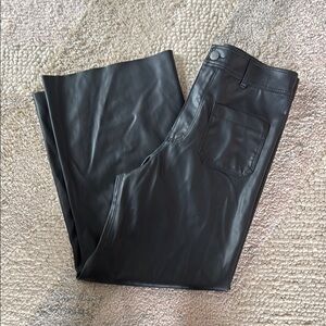 Zara Wide-Leg Leather Pants